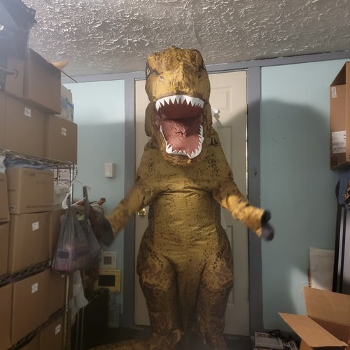 Inflatable rex adult - t-rex,