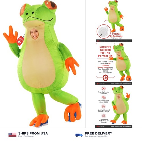 Inflatable frog costume kids
