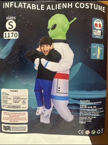 Inflatable alien jumpsuit - inflatable,