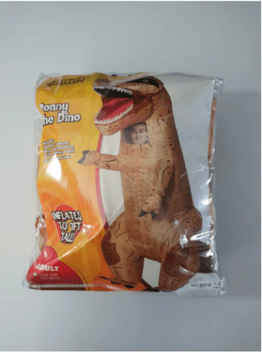 Rex dinosaur inflatable - t,