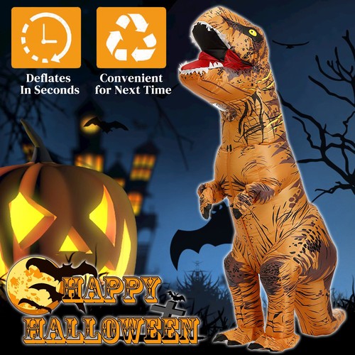 Inflatable dinosaur costume - dinosaur,