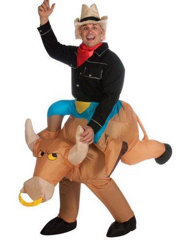 Bull rider inflatable - rider,