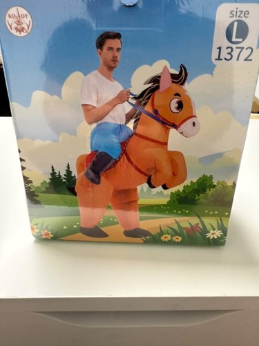Inflatable ride horse - on,