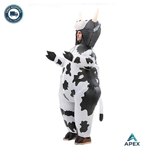 Inflatable cow costume adult - inflatable,