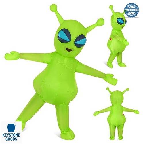 Inflatable alien costume adult - inflatable,