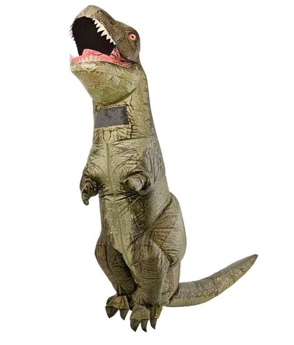 Inflatable rex adult costume - t-rex,