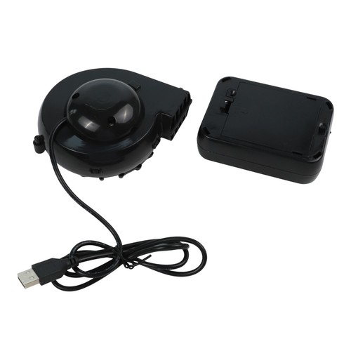 Compact black fan for - black,