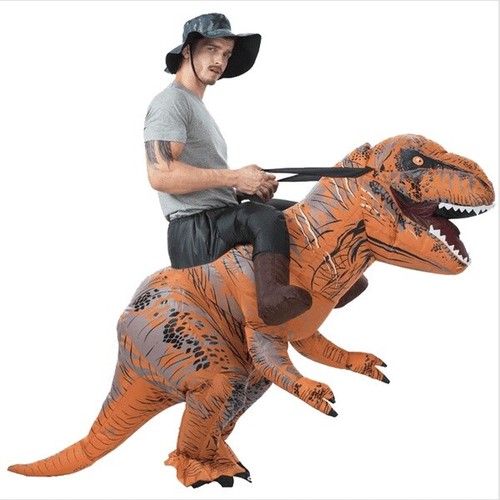 Rex dinosaur rider - dinosaur,