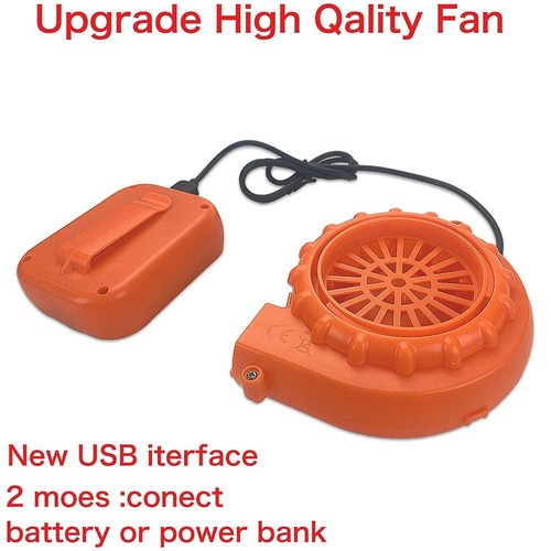 Battery powered costume fan - powered,